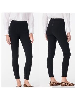 J. Crew black Pixie Leggings Pants Sz 8R stretchy